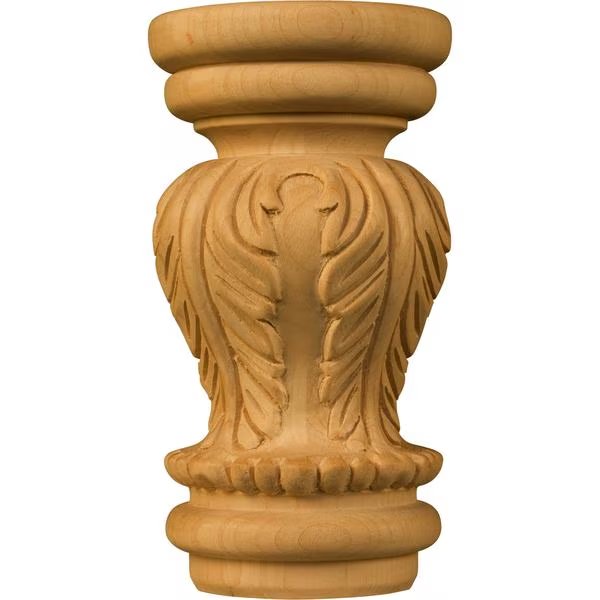 6 x 3 1/8 Hutchinson Sofa Foot in Red Oak, Osborne Wood Products, Mfr#: 4142O